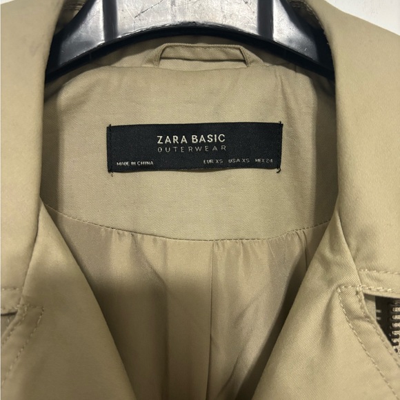 Zara Beige Trench Coat - Picture 4 of 4